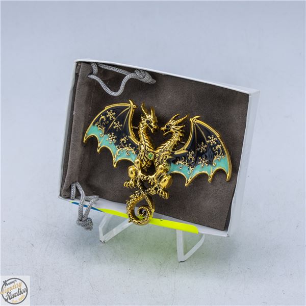 NEW DOUBLE-HEADED DRAGON 2.75”X2.36”