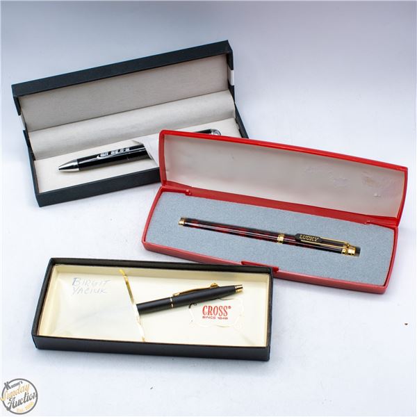 3 BALLPOINT PEN AND PENCIL SETS