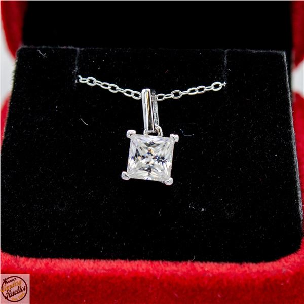 #5142-1.00 CT PRINCESS CUT MOISSANITE STONE