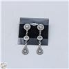 Image 1 : ORNATE STYLE RHINESTONE DROP EARRINGS