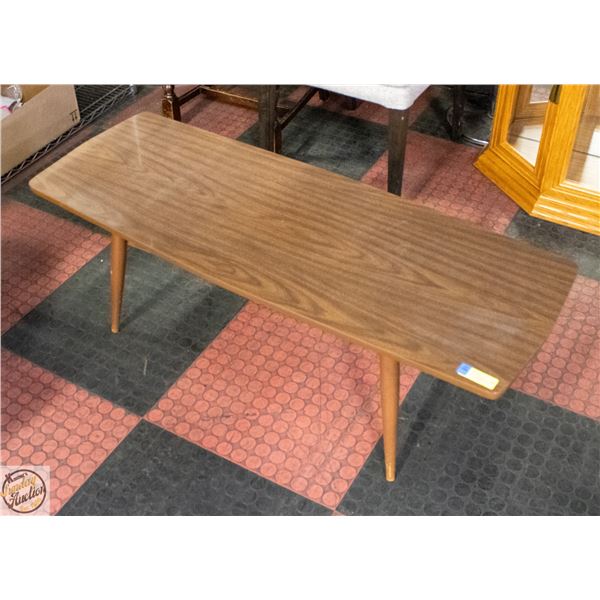 WALNUT ARBORITE COFFEE TABLE