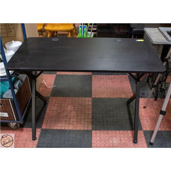 UNASSEMBLED GAMING DESK IN BOX *MAY BE DIFFERENT -