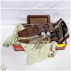 Image 1 : ROSEWOOD / CHROME SERVEWARE, FRAME