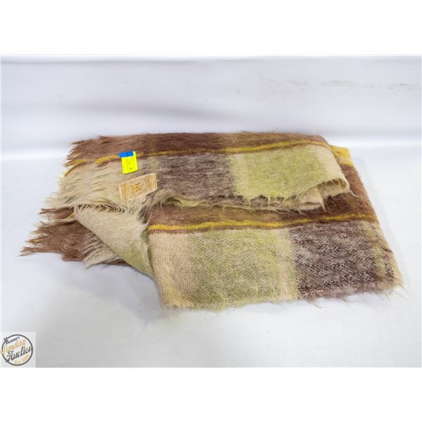 ANTIQUE HUDSON BAY MOHAIR MADE IN