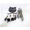 Image 1 : 2 CAT THEME WIND CHIMES