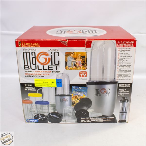 ELECTRIC FOOD PROCESSOR, BRAND MAGIC BULLET