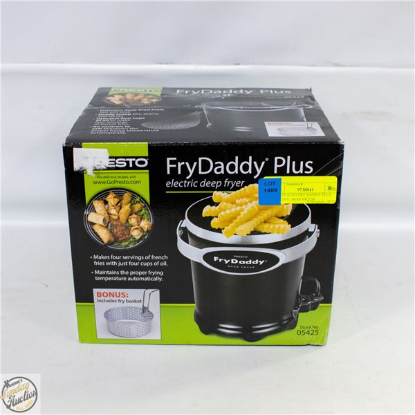 FRY DADDY PLUS ELECTRIC DEEP FRYER SMALL CAPACITY