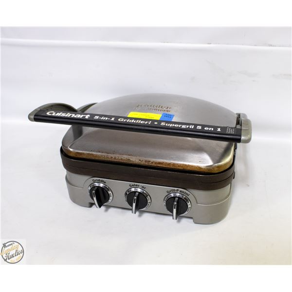 CUISINART 5-IN-1 GRIDDLER, OWNER'S MANUAL
