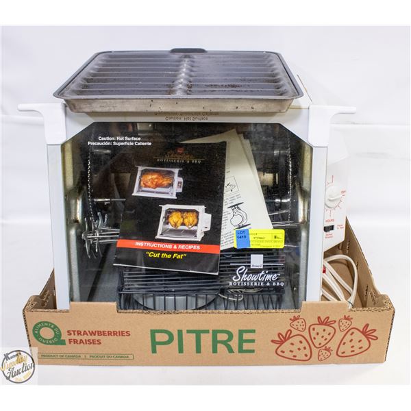 BBQ AND ROTISSERIE OVEN, BRAND RONCO SHOWTIME