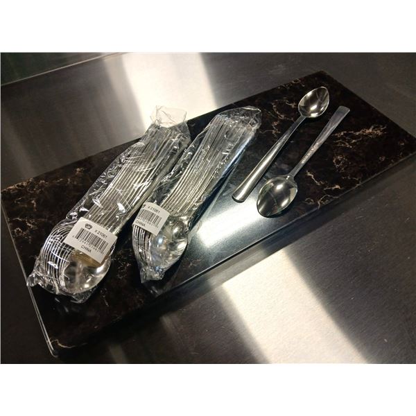 2 DOZEN NEW WINDSOR ICED TEASPOONS-JOHNSON ROSE
