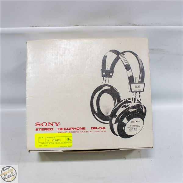 VINTAGE SONY DR-5A HEADPHONES