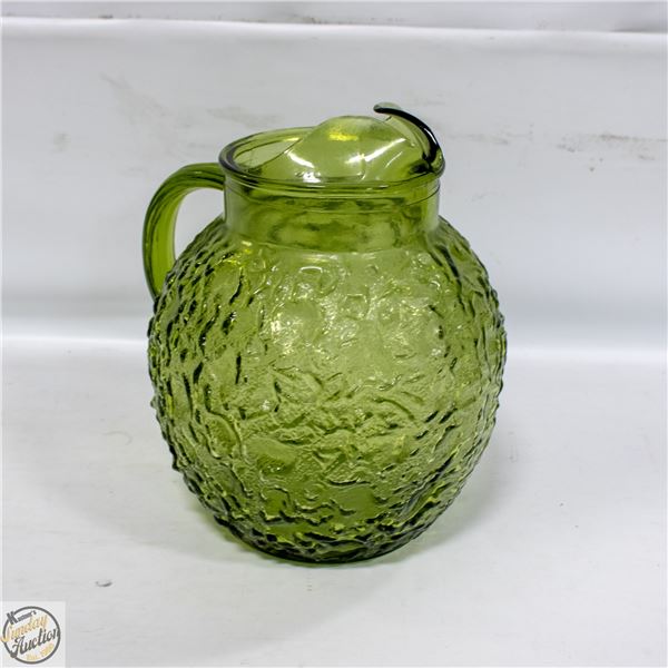 VINTAGE ANCHOR HOCKING MILANO LIDO AVOCADO-