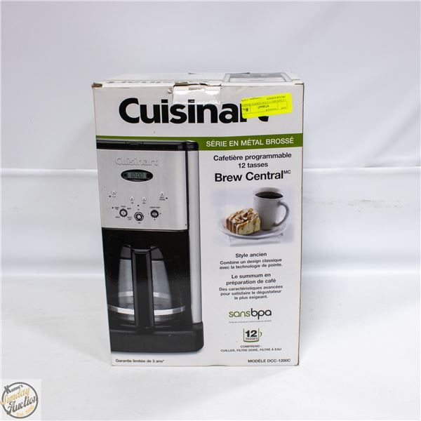 CUISINART 12 CUP COFFEE MAKER PROGRAMMER