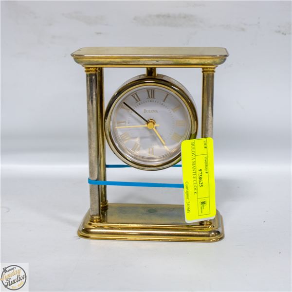 BULOVA MANTLE CLOCK
