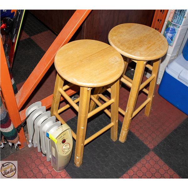 HEATER / STOOLS
