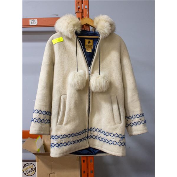 CANADIAN INDIGENOUS WOOL COAT SZ S