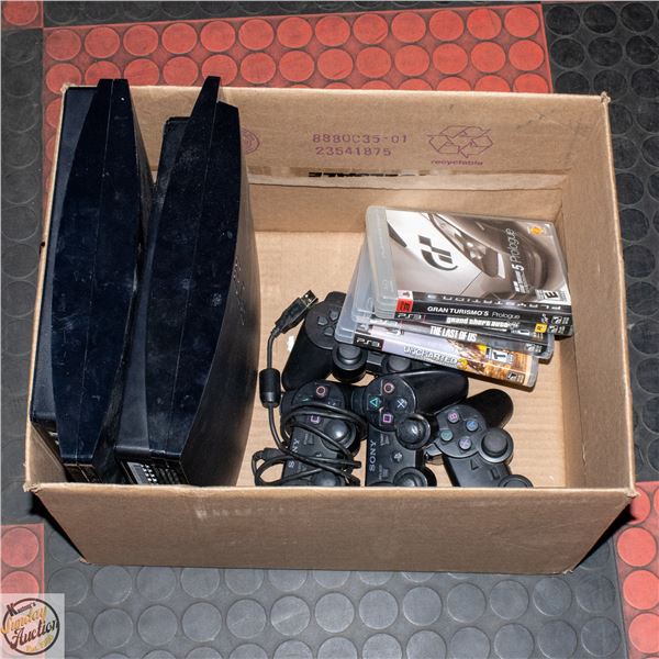 LOT OF PLAYSTION/ACCESSORIES SOLD AS IS UNTESTED