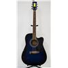 Image 1 : IBANEZ PF BLUE ACOUSTIC GUITAR CUTAWAY