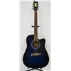 Image 4 : IBANEZ PF BLUE ACOUSTIC GUITAR CUTAWAY