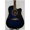 Image 5 : IBANEZ PF BLUE ACOUSTIC GUITAR CUTAWAY