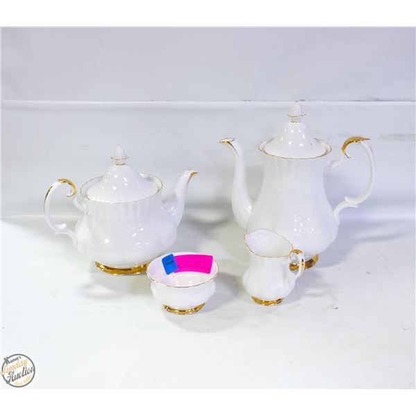 ROYAL ALBERT VAL D'OR 6PC FINE CHINA SET