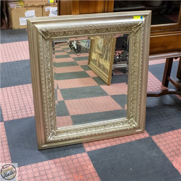ORNATELY FRAMED MIRROR 30" X 35"