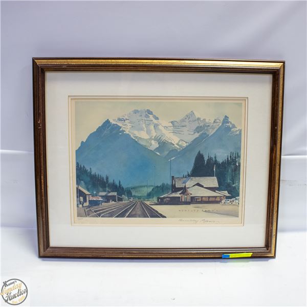 FRAMED LIMITED EDITION PRINT (#9/500) 18" x 22"