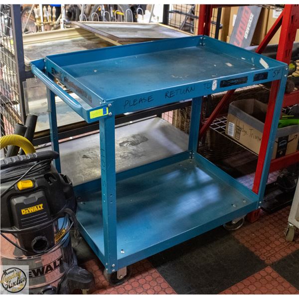 BLUE METAL H/D INVENTORY / WAREHOUSE CART