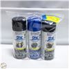 Image 1 : 3PK RUSTOLEUM SPRAY PAINT