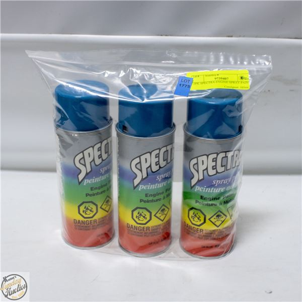 3PK SPECTRA ENGINE SPRAY PAINT