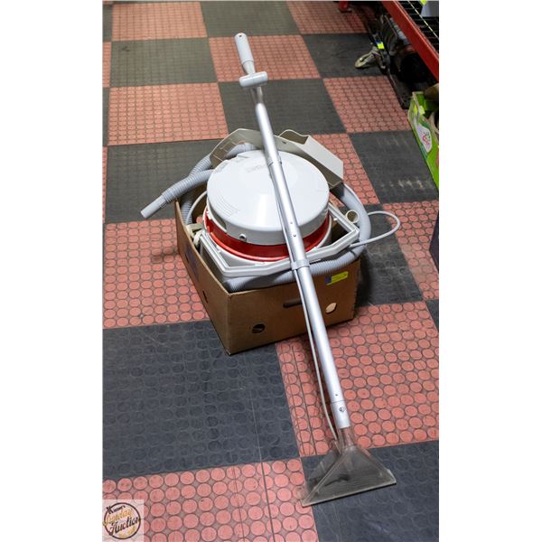 BISSELL RUG CLEANER WITH ATTACHMENTS