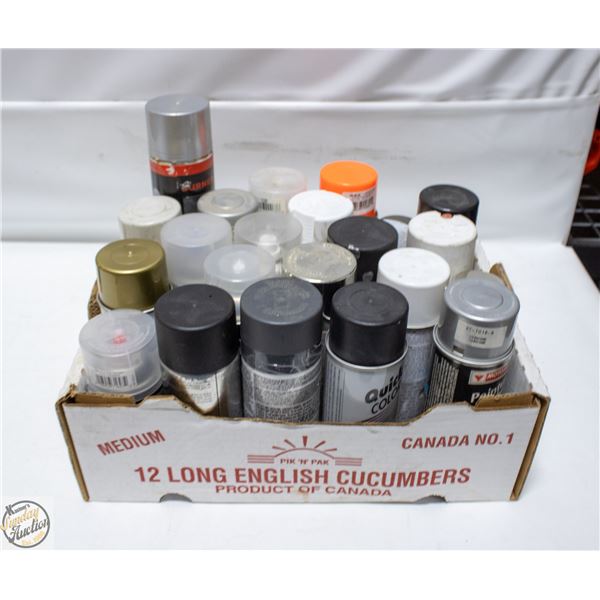 LOT OF SPRAY PAINT