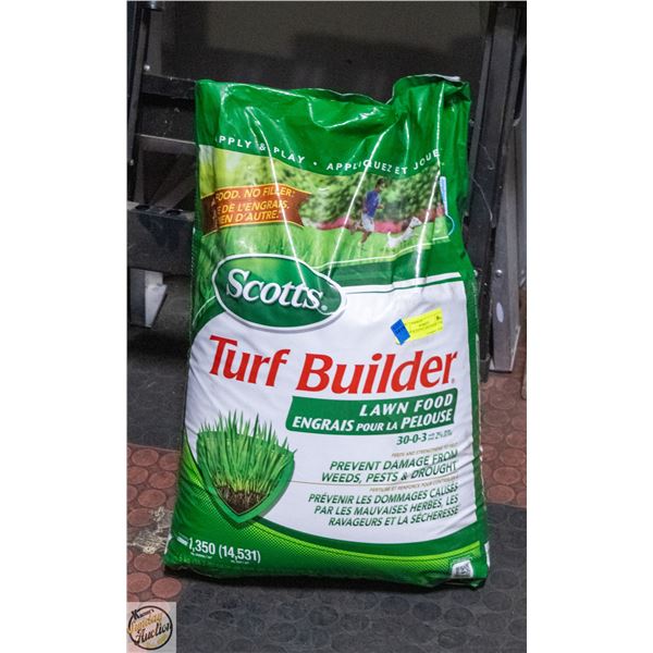 BAG OF SCOTTS LAWN FOOD 17.6KG