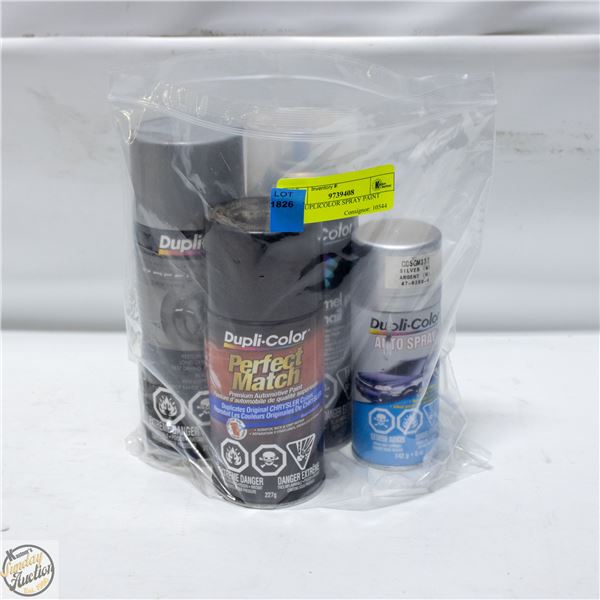 4PK DUPLICOLOR SPRAY PAINT