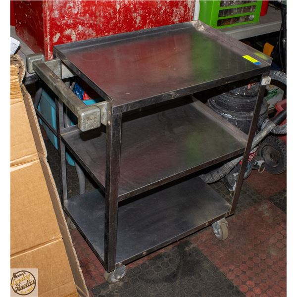 VOLLRATH 3 TIER TOOL CART H-33" W-16" L-28.5"