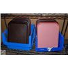 Image 1 : 2 BINS OF CAFATERIA TRAYS