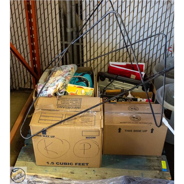ESTATE PALLET LOT OF HOUSEHOLD CONTENTS