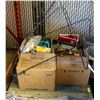 Image 1 : ESTATE PALLET LOT OF HOUSEHOLD CONTENTS