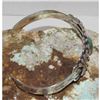 Image 3 : VTG Navajo Cerillos Turquoise Bracelet Navajo Ingot Sterling Cuff Old Pawn
