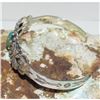Image 4 : VTG Navajo Cerillos Turquoise Bracelet Navajo Ingot Sterling Cuff Old Pawn