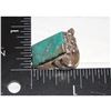 Image 6 : Navajo Kingman Turquoise Pyrite Matrix Ring Sz 6 Sterling Silver Selena Warner