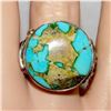 Image 3 : Vintage Navajo Royston Turquoise Men Ring Sz 13 Sterling Silver