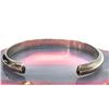Image 4 : Vintage Navajo Carinated Stacker Cuff Bracelet Ingot Sterling Silver