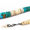 Image 6 : Vintage Kewa Santo Domingo Rolled Clam Shell & Turquoise Heishi Necklace