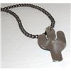 Image 3 : Navajo Kingman Turquoise Cactus Pendant Sterling Navajo Pearls