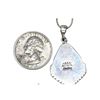 Image 5 : Navajo Pilot Mountain Turquoise Pendant Sterling Silver Necklace Arkie Nelson