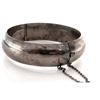 Image 2 : Vintage Taxco Mexico Modernist Sterling Silver Bangle Bracelet by AEM Studio