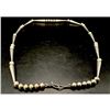 Image 6 : Vintage Navajo Pearls Necklace Rare Cone & Saucer Beads Design Sterling Silver