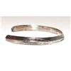 Image 2 : Old Pawn Navajo Carinated Stacker Cuff Bracelet Ingot Sterling Silver