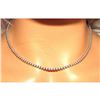 Image 2 : Navajo Pearls Necklace 3mm Sterling Silver Beads Necklace 18"L